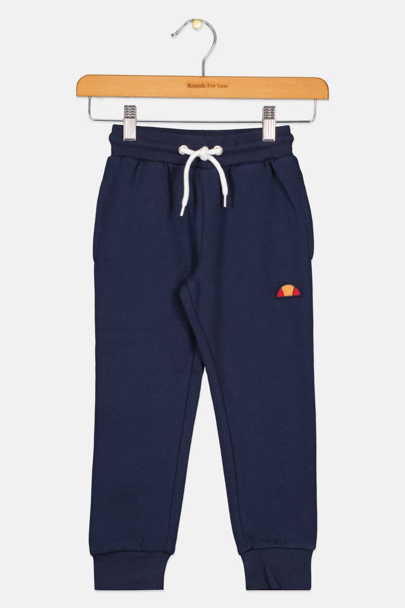 Ellesse Toddlers Boy Brand Logo Running Jogger Pants, Navy - Image 1
