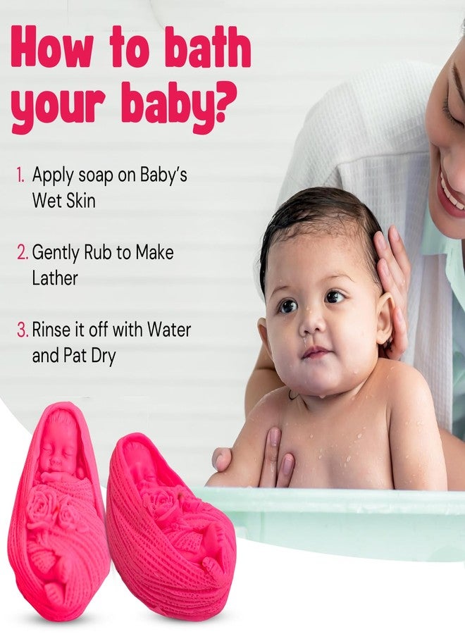 SCIIAN Baby Soap | Baby Soap for Kids | Kids Toys Soap 120g | Baby Soaps for Bath | Kids Soap | Baby Soap for Kids 2-5 Years | Handmade Soap | Kids Toys Bath Soaps Pink - Image 5