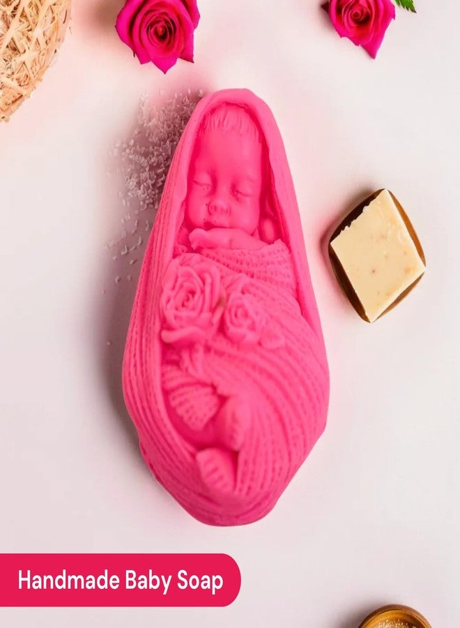 SCIIAN Baby Soap | Baby Soap for Kids | Kids Toys Soap 120g | Baby Soaps for Bath | Kids Soap | Baby Soap for Kids 2-5 Years | Handmade Soap | Kids Toys Bath Soaps Pink - Image 3