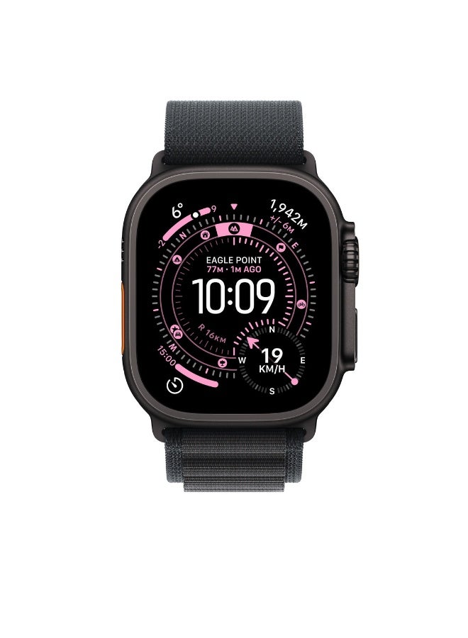 سوار حلقي رياضي ألبين بنمط محبوك من النايلون لساعة أبل ألترا 3 | 2 | 1 49 مم 46 مم 45 مم 44 مم 42 مم سوار رياضي متوافق مع ساعة أي وتش أصدار 11/10/9/8/7/6/5/4/3/2/1 - Image 2