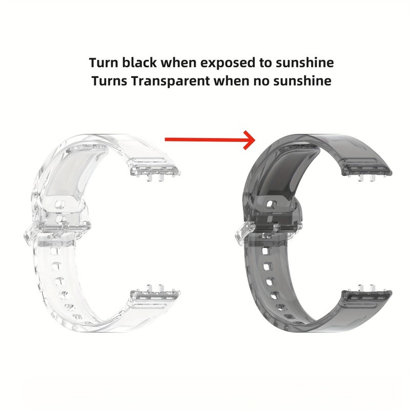 حزام أرجواني متغير اللون لساعة Samsung Galaxy Fit3 يتغير لونه عند التعرض للضوء - Image 5