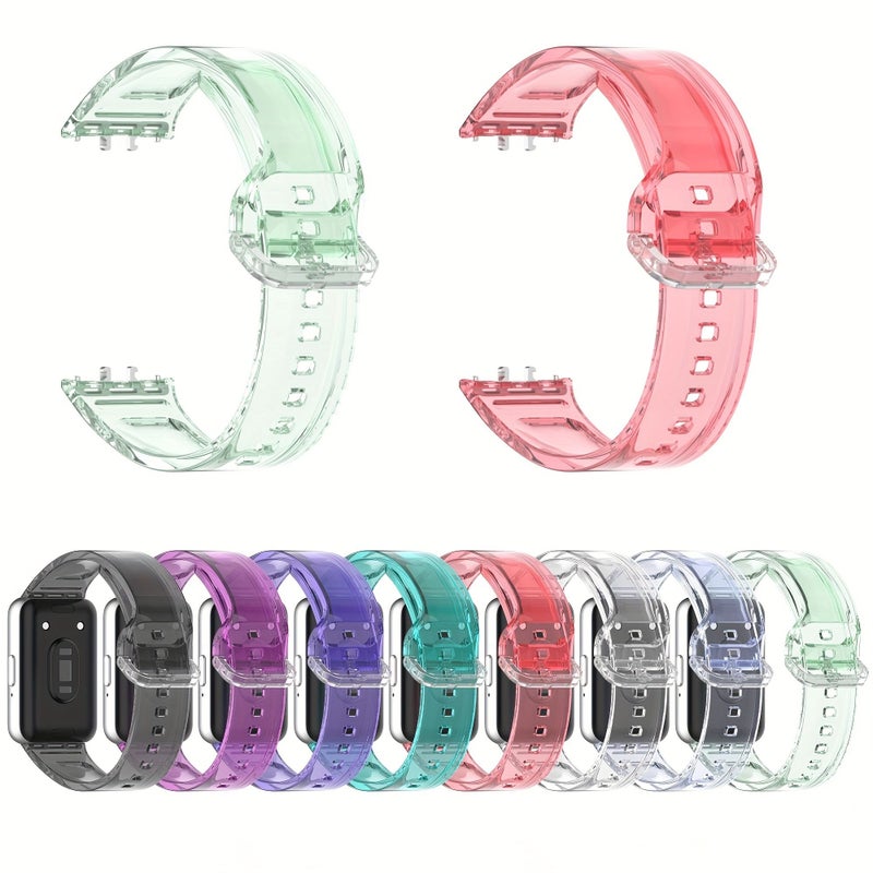 حزام أرجواني متغير اللون لساعة Samsung Galaxy Fit3 يتغير لونه عند التعرض للضوء - Image 1