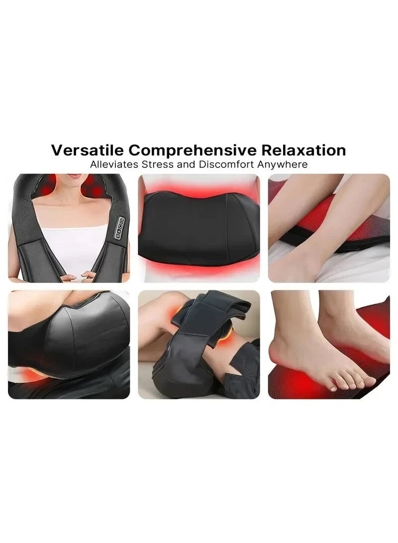 Bosidin Shiatsu Neck and Back Massager with Soothing Heat, Electric Deep Tissue 3D Kneading Massage Pillow for Shoulder, Leg, Body Muscle Pain Relief, Home, Office, and Car Use - Image 5