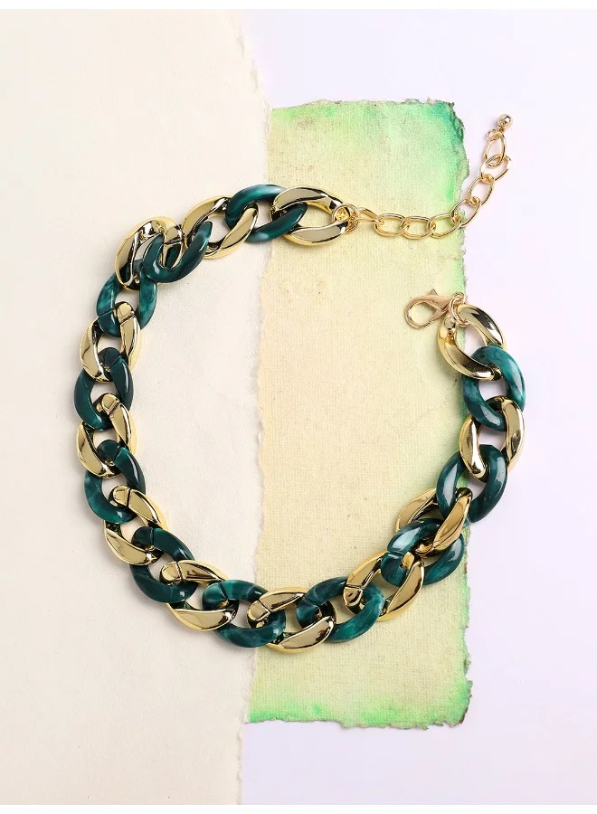 سوهي قلادة مصممة للحفلات مطلية بالذهب