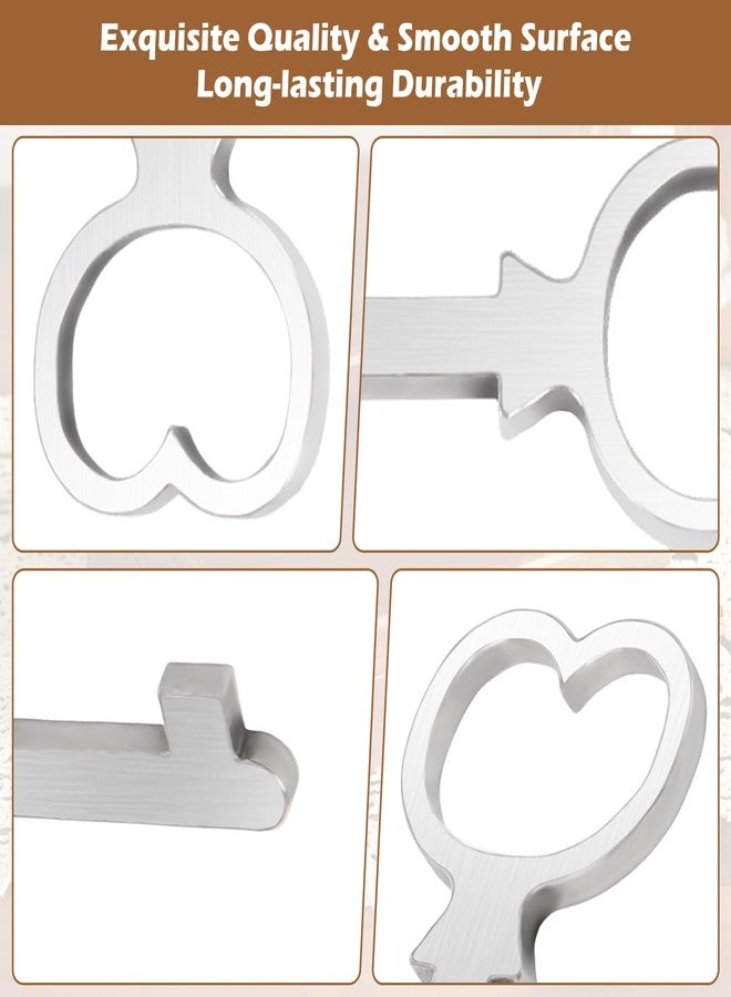 Ulreon 4 PCS Cedar Box Key Antique Heart-shaped Replacement Key for Lane Mini Keepsake Boxes, Jewelry Box & Souvenir Box Lock, Metal Steel Keys, Vintage Style - Image 4