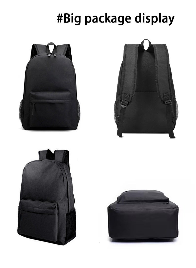 All-match animation-style backpack three-piece set, fully functional, worry-free travel storage - 96  - Image 3