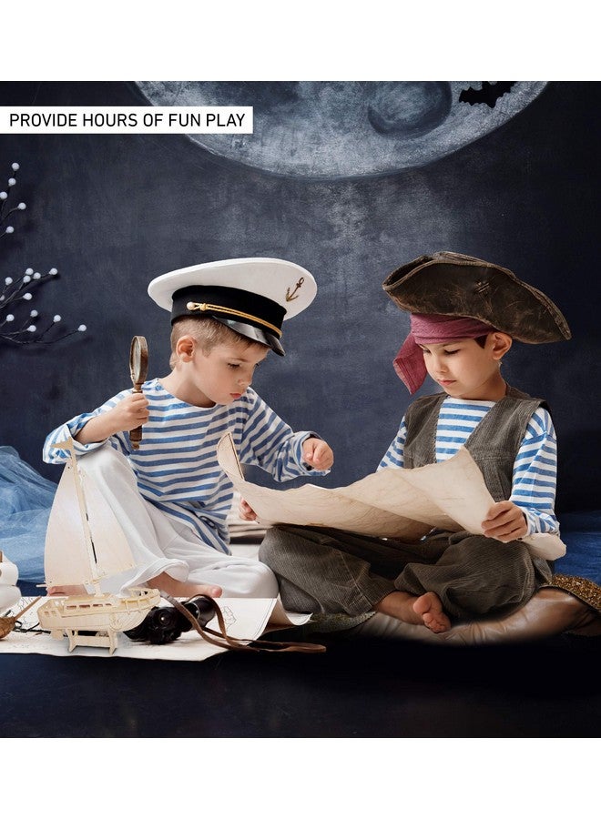 Puzzled لعبة تركيب نموذج قارب شراعي خشبي ثلاثي الأبعاد - مجموعة فريدة وتعليمية من 39 قطعة لتجميعها ورسمها للزينة - Image 5