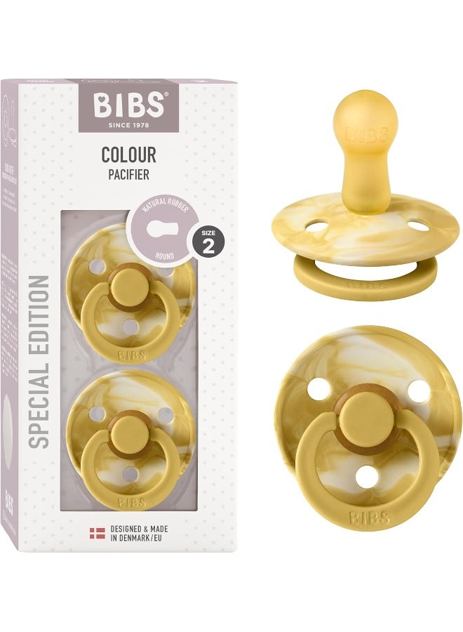 BIBS لهاية بيبس بتصميم تيدي داي | لهاية أطفال من مطاط طبيعي خالية من BPA | مصنوعة في الدنمارك | عبوة من 2 (6-18 شهر) - Image 1