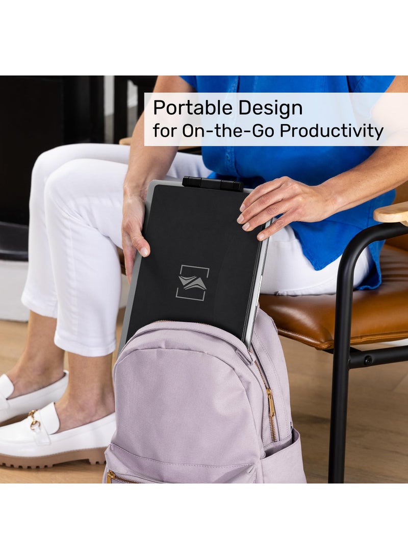 SideTrak SideTrak Swivel 14" Attachable Portable Monitor Extender, FHD TFT Laptop Dual Screen with Kickstand + Unique Swivel Hinge, Compatible with Mac, PC, Chrome, Powered by USB/Mini HDMI Port (Black)  - Image 5