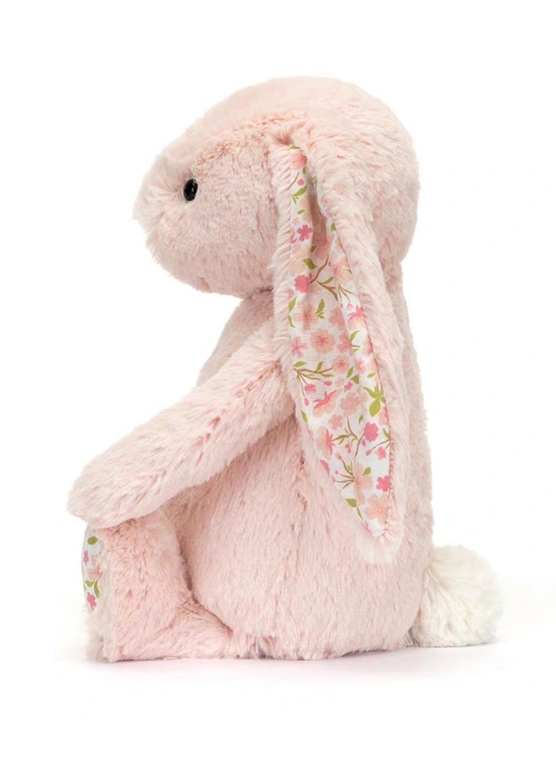 جيليكات Jellycat 12 بوصة أرنب بوني سلسلة اللعب - الوردي، هدية كلاسيكية تستحق جمع (مع كيس الغبار) - Image 3