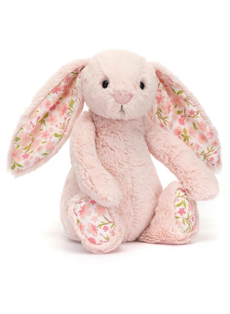 جيليكات Jellycat 12 بوصة أرنب بوني سلسلة اللعب - الوردي، هدية كلاسيكية تستحق جمع (مع كيس الغبار) - Image 2