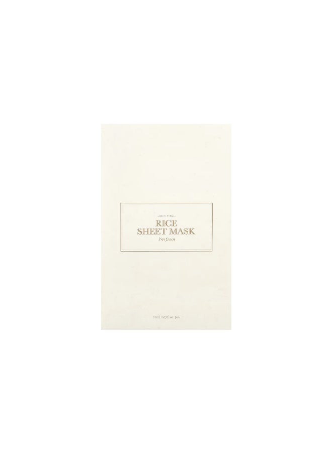 I'M FROM Rice Sheet Mask 20Ml - Image 1
