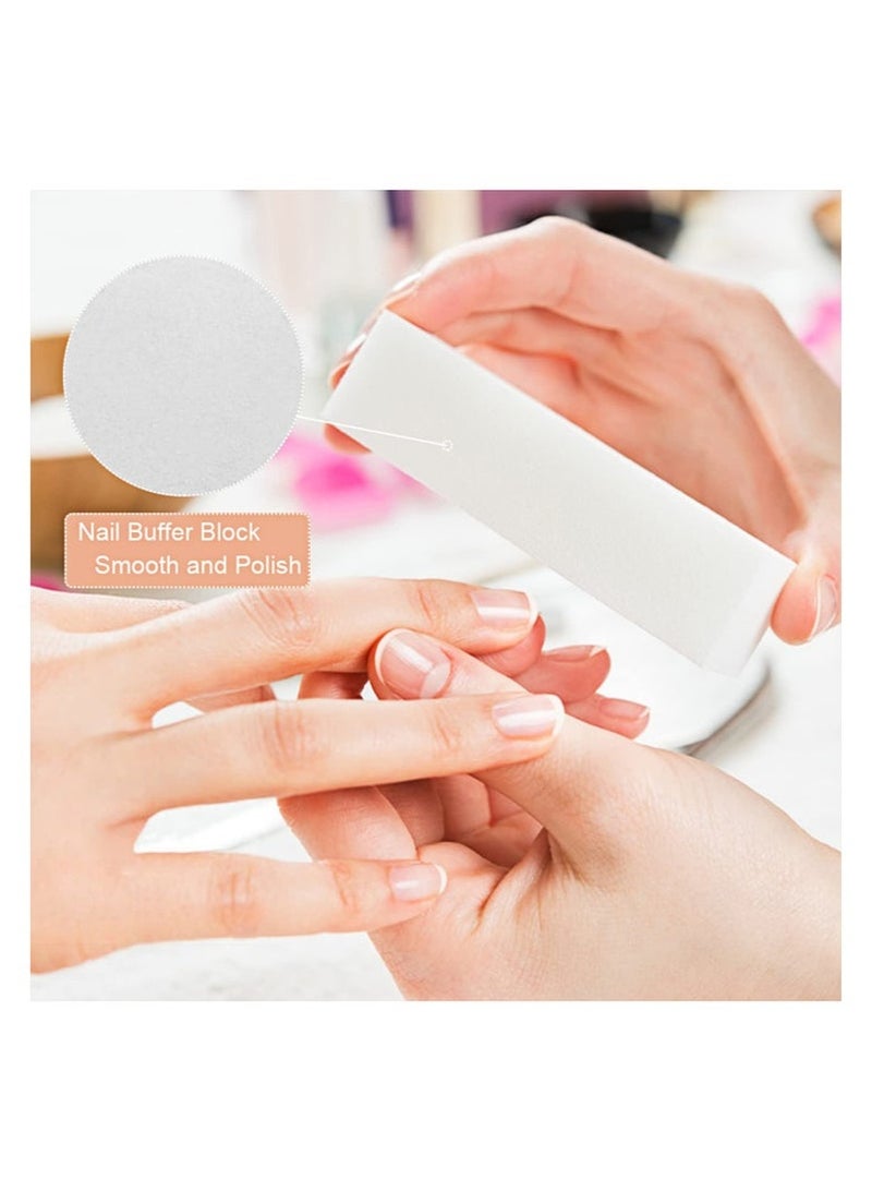 GlamKit 11 PCS Nail File Set, Come with Cuticle Nipper and Pusher, For Dead Skin Nail Trimming Manicure Tools (Random Color) - Image 4