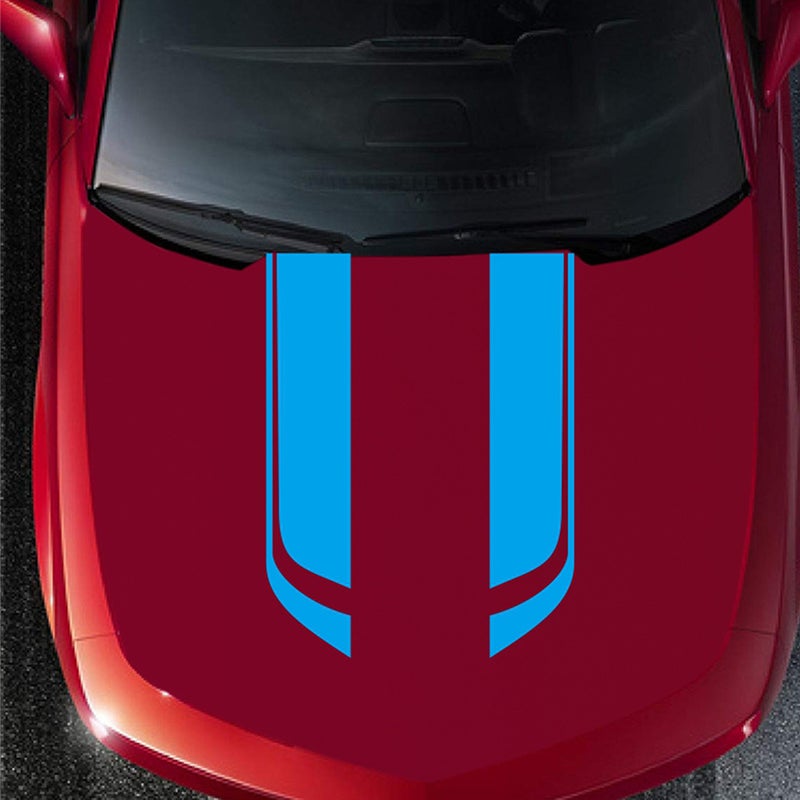 2 Pcs Delicate Car Decal Auto Hood Sticker Fashionable Car Decoration Car Decals - Image 1