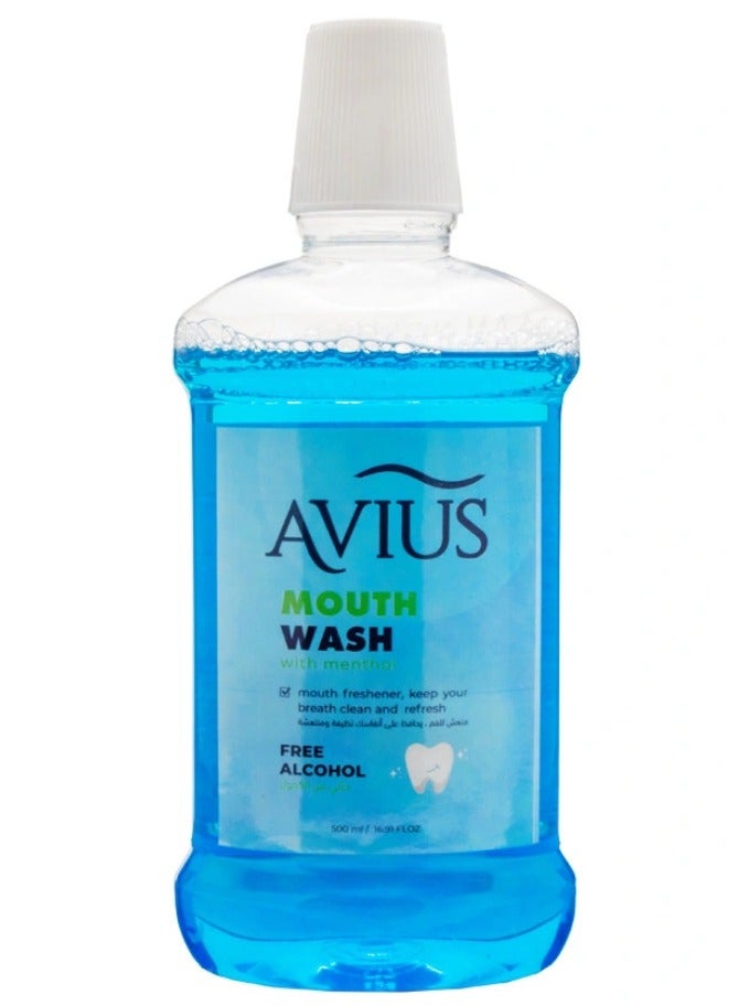 غسول الفم برائحة المنثول 500 ملي