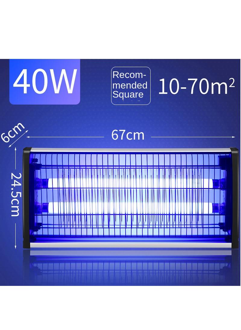 general 40W LED Electric Mosquito Zapper Indoor And Outdoor Flying Fly Insect Killer Lamp Bug And Pest Trap Pest Repeller Repellent Traps Eliminator Catcher Lure Zapper Kills Mosquito - Image 1