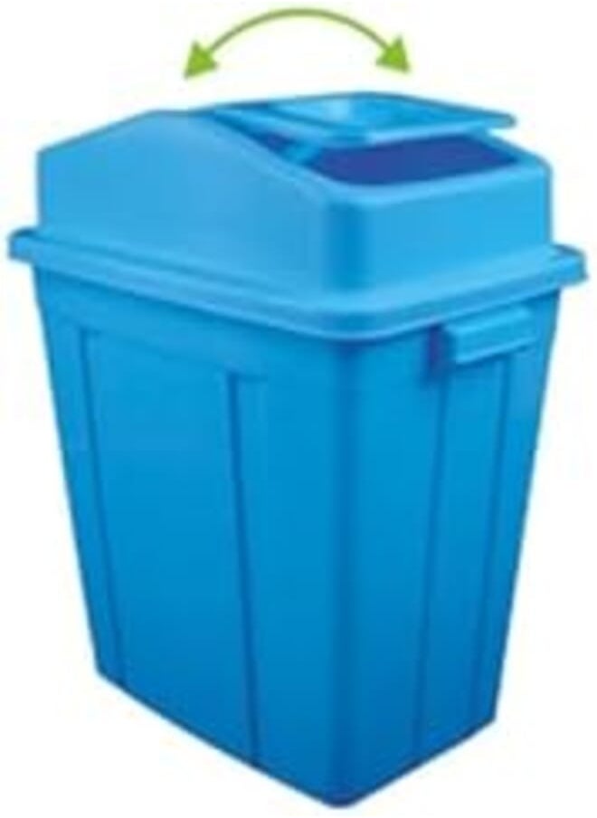 Khorshed Khorshed Plastic Jumbo Trash Bin, 35 × 23.5 × 51 cm Size, Multicolor 