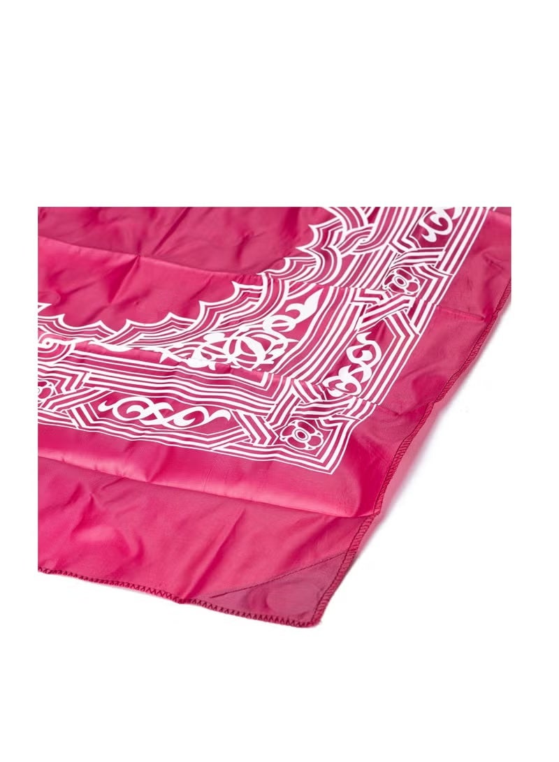 خاجول سجادة صلاة محمولة مكونة من 8 قطع مع بوصلة، سجادة صلاة إسلامية خفيفة الوزن من البوليستر، مقاومة للماء، مناسبة للسفر، مثالية كهدايا رمضان، 60 سم × 100 سم - Image 2