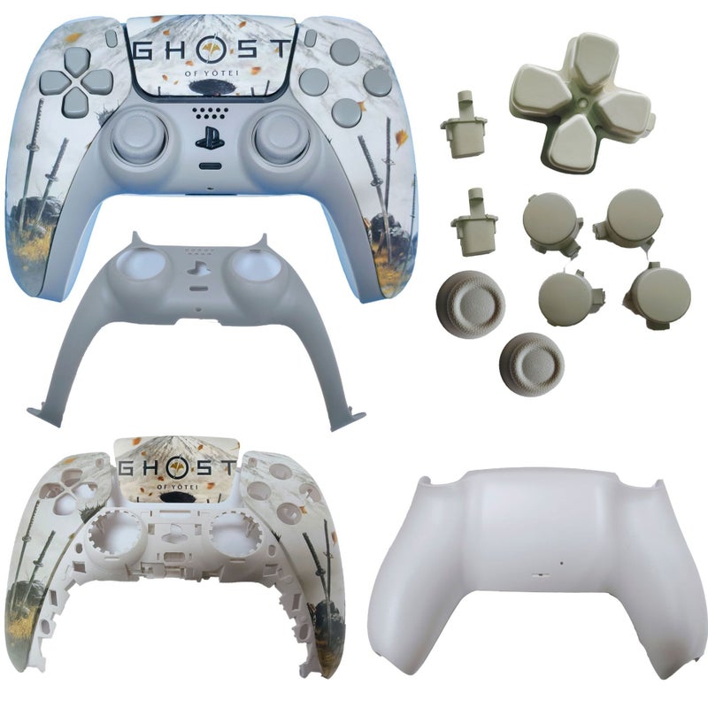PS5 Ghost of Tsushima Controller Replacement Shell & Buttons - Image 1