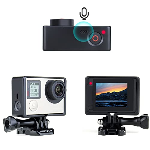 GEPULY Frame Mount Protective Housing Case with Bracket Accessories and Lens Cap for GoPro Hero 3, Hero3+, Hero 4 Black Silver Cameras - Image 4