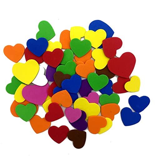 iKammo 6 Pack Foam Letter Sticker 3D Colorful Self-Adhesive Foam Journal Stickers Heart Star Flower Ribbon Aesthetic Sticker for Office Home Wall Decorative Stickers - Image 4