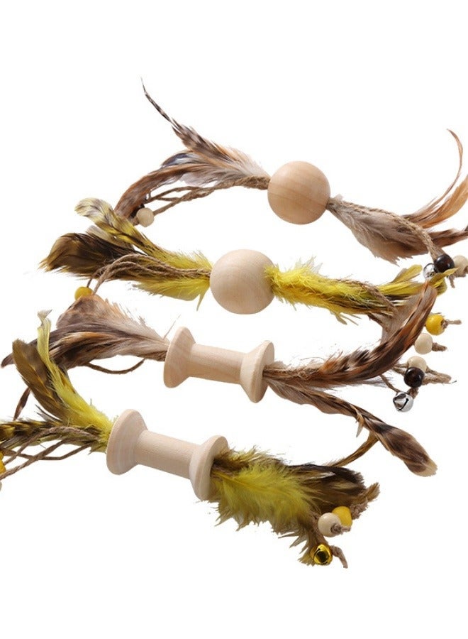 Macaron Pet TPR Rope Toys Dog Molar Bite Resistant Decompression Toy Pet Chew Rope Toy Cat Toy Dog Toy 2 pcs - Image 1