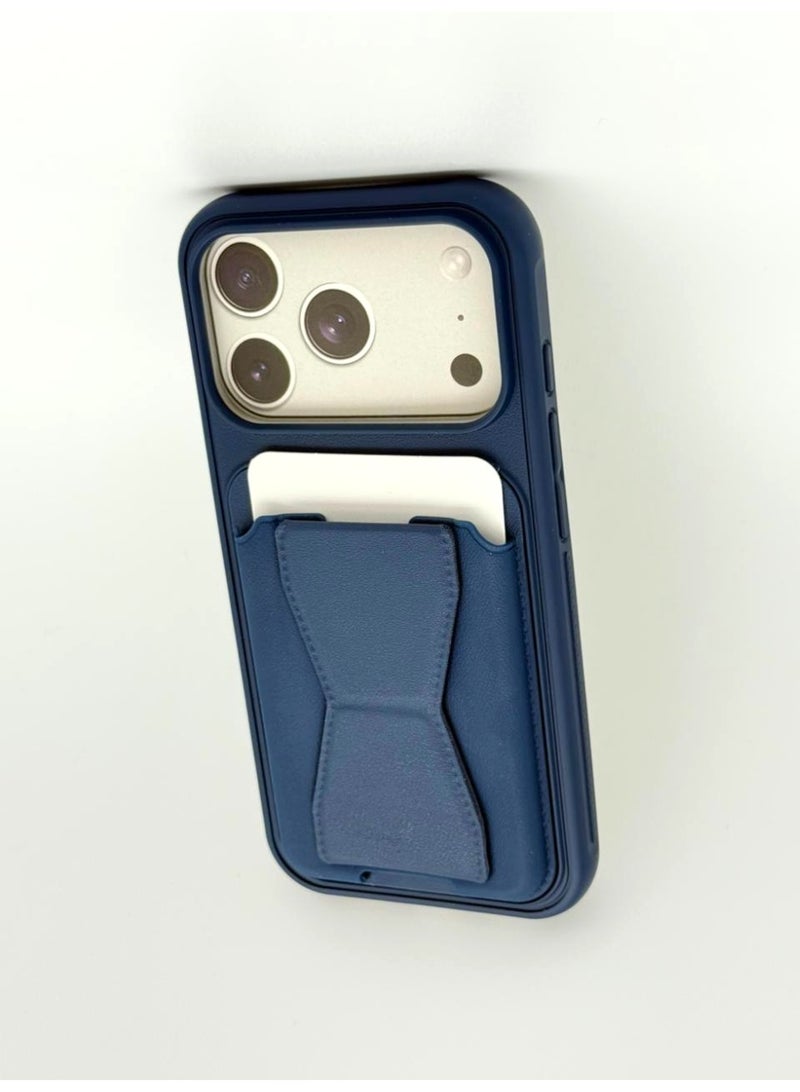 general Magnetic Leather Stand Wallet Case for iPhone 17 Pro – Foldable Kickstand Card Holder Protective Cover - Image 5