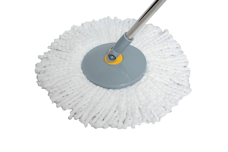 Esquire 360° Spin Yellow Bucket Mop Set with a Microfiber Refill