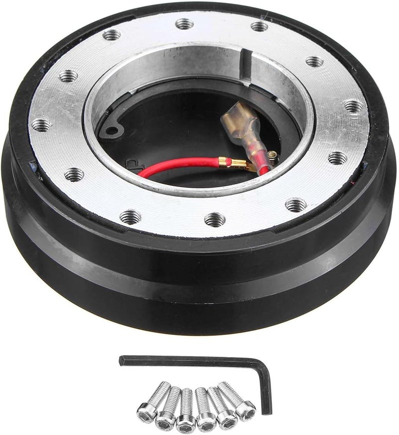 QASULER Universal Car Steering Wheel Quick Release Hub - Image 1