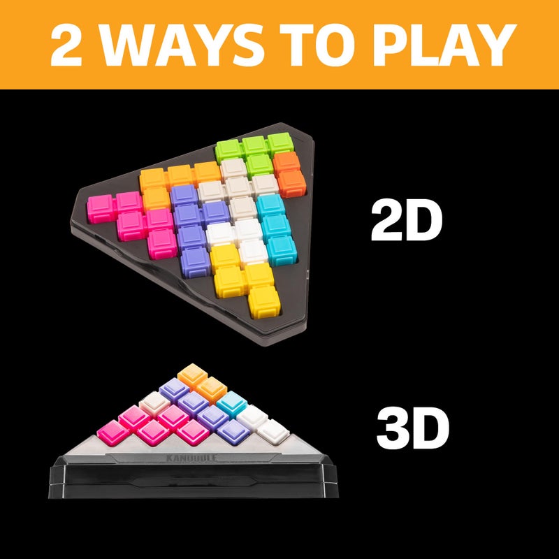 Educational Insights Kanoodle Pyramid - 3D Brain Teaser Puzzles, Single Player Brain Game, Handheld Travel Games for Kids, Challenging Logic Puzzle Games and Gifts for Kids, Teens & Adults Ages 7+ - Image 3