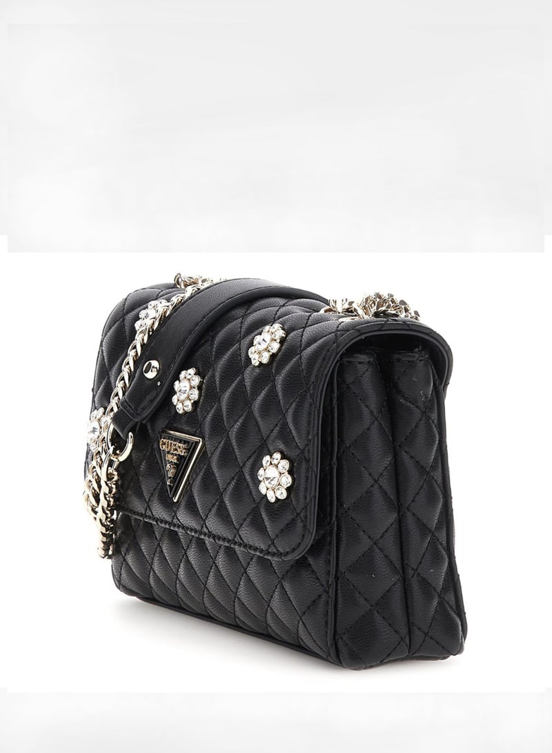 GUESS Everlee Mini Convertible Crossbody Flap  - Image 3