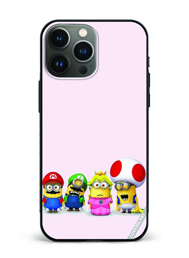 COVERSCART Protective Case Cover For Apple iPhone 14 Pro Max Minions And Mario Design Multicolour
