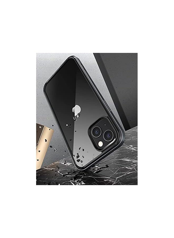 سوبكيس حافظة سلسلة Unicorn Beetle Edge لهاتف iPhone 13 (إصدار 2021) مقاس 6.1 بوصة، حافظة شفافة بإطار نحيف مع مصد داخلي من مادة TPU وظهر شفاف - Image 4