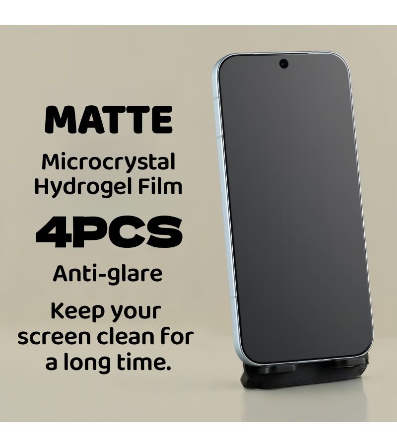 4pcs Matte Hydrogel Screen Protector Full Coverage Anti Scratch Keep Screen Clean Smooth Touch for Huawei Mate 80 80 Pro 80 Pro Max 70 60 50 40 30 20 Pro Series Pura 80 70 60 50 40 30 Pro Nova 15 Ultra 14 13 12 11 10 9 8 7 Pro Series - Image 1