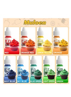Muloen Muloen Gel Food Coloring - 18 Color Food Grade Rainbow Fondant Cake Food Coloring Gel Set for Baking, Cake Decorating, Cooking - Neon Food Dye for Slime Making and DIY Crafts - .25 fl.oz.(6g) Bottles  - Image 2