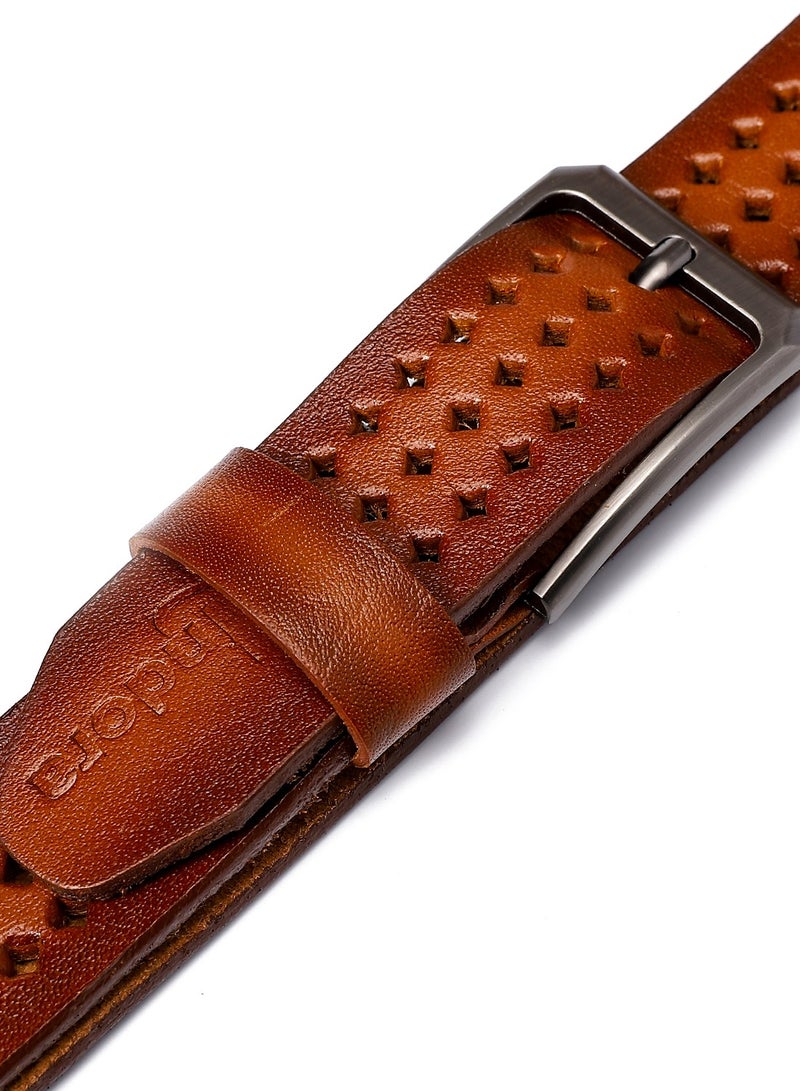 Andora Havan Perforated Leather Belt_Havan - Image 2