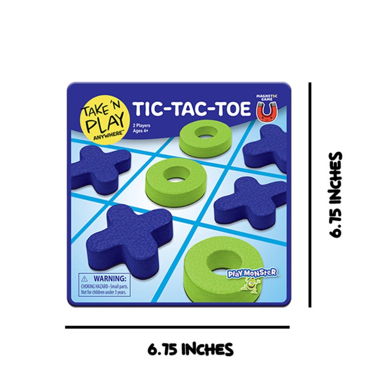 PlayMonster Take N Play, Anywhere Tic-Tac-Toe Board Games for Kids- Board Games for Family Night, Family Games, Game Night, Family Board Games, Kids Toys, Travel Games, Preschool Toys, Multi-Player Game, Ages 4+ - Image 2