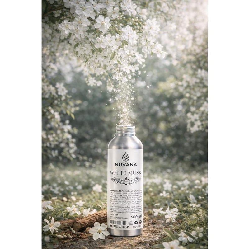 White Musk Home Fragrance Oil, 500 ml Long-Lasting Soft Musk Aroma for Diffusers, Humidifiers, Oil Burners, Potpourri and Home Scenting - Image 5