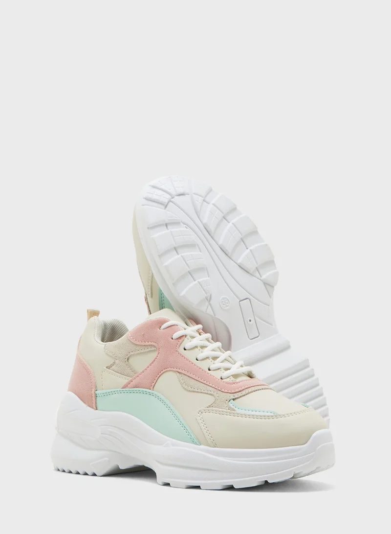 Truffle Chunky Sneakers