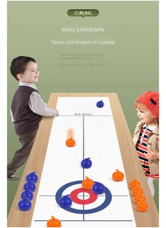 Anna Portable Indoor Leisure Mini Curling Game for Interactive Desktop Play  - Image 3