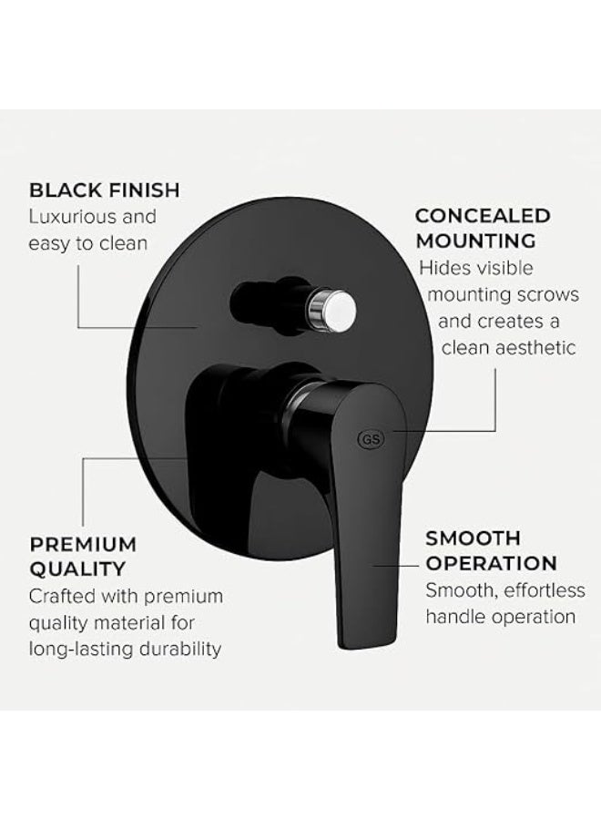 جي أس خلاط دفن خطين اسود/كروم - Image 3