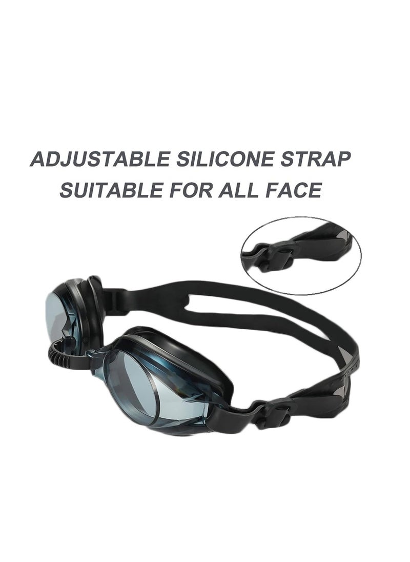 MUMS PLANET "Explore the depths of the water with clarity and confidence: Swimming goggles specially designed for water adventure enthusiasts. Waterproof swim goggles with an adjustable strap, suitable for women, men, teens, children, and professional athletes. Perfect for swimming, surfing, diving, and training."  - Image 3