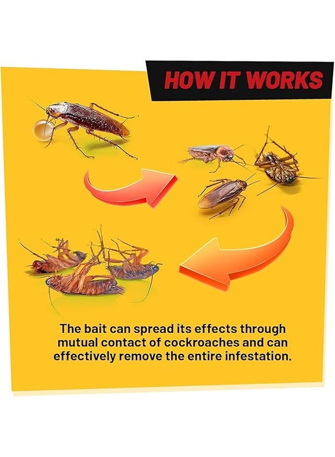 Roach Doctor Roach Cockroach Gel 30G, Gel Bait Outdoor and Indoor Cockroach Syringe Applicator, Natural Repellent for Cockroaches, Effective for Small & Large Cockroaches - Image 3