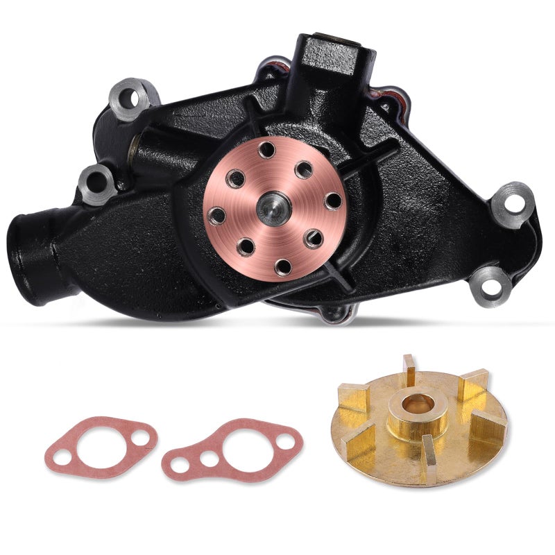 AULINK Sea Water Pump Original Bronze ImpellerCU Bearing 8M0113734 3853850 8503991 For 43L 50L 57L Volvo PentaMercruiserOMCStern DriveChryslerIndmarInboard GM 350 305 V6 V8