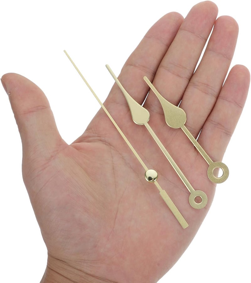 Gadpiparty 12Set Wall Clock Hands Replacement Kit with Precision Movement for DIY Clock Repair and Craft Projects Lightweight Clock Mechanism for Unique Home Decor - Image 2