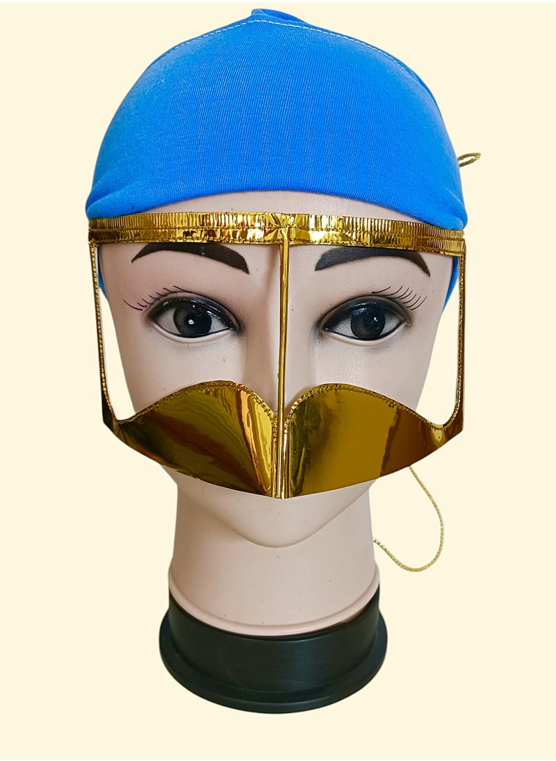 ماركة غير محددة البرقع الذهبي ورقة تصميم جديد قناع الوجه العربي، الحجاب، النقاب 4pcs  - Image 3