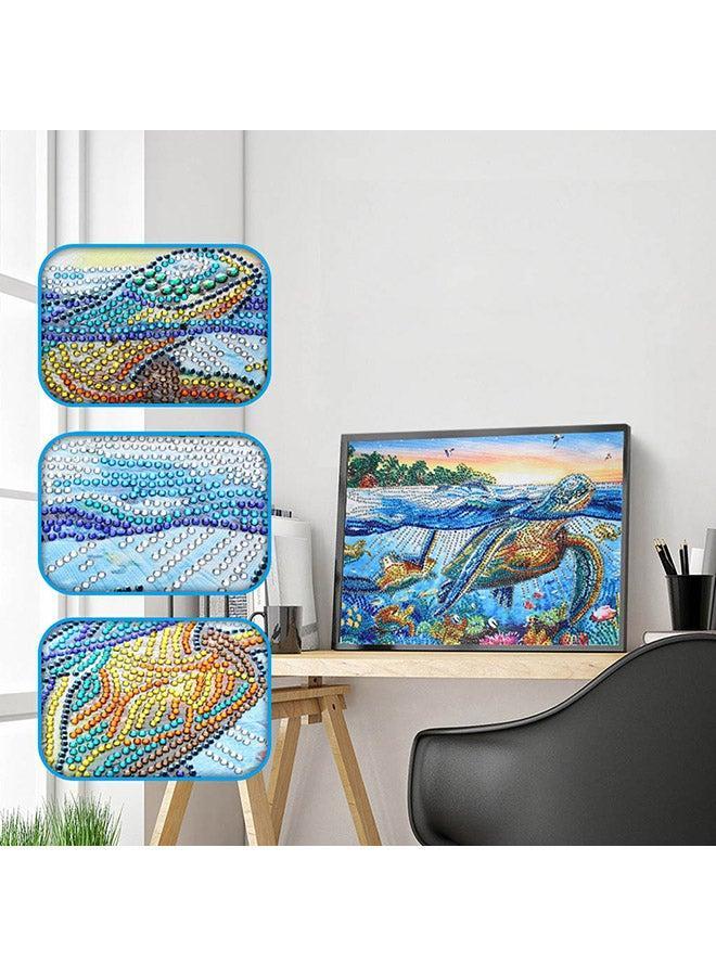 DIY 5D Needlework Crystal Diamond Painting Multicolour - Image 3