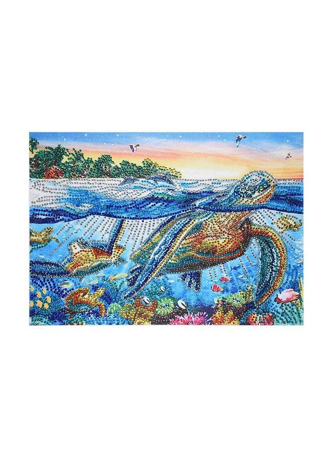 DIY 5D Needlework Crystal Diamond Painting Multicolour - Image 1