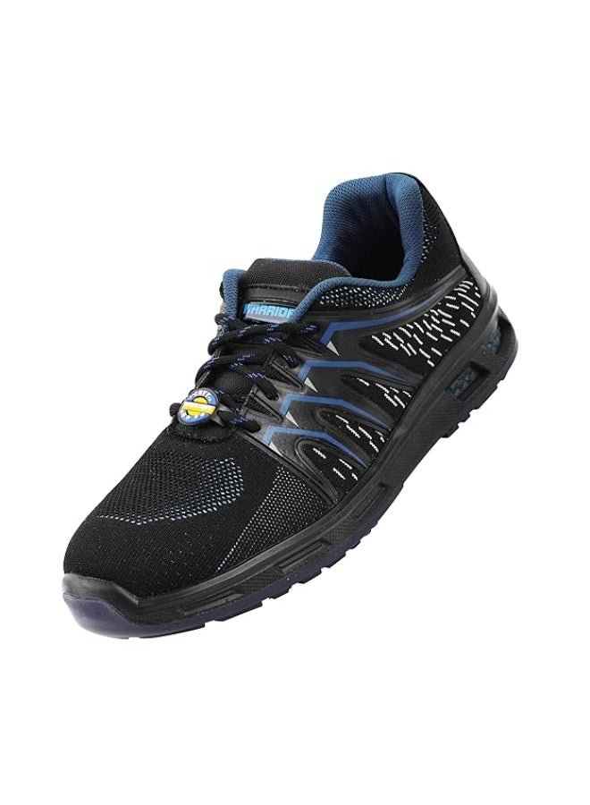 Liberty Warrior 3004-28 Safety Shoes for Men, Genuine Leather, Light Weight, Fibre Glass Toe, Industrial Shoes for Men,  Blue, Sizes-5UK-11UK - Image 4