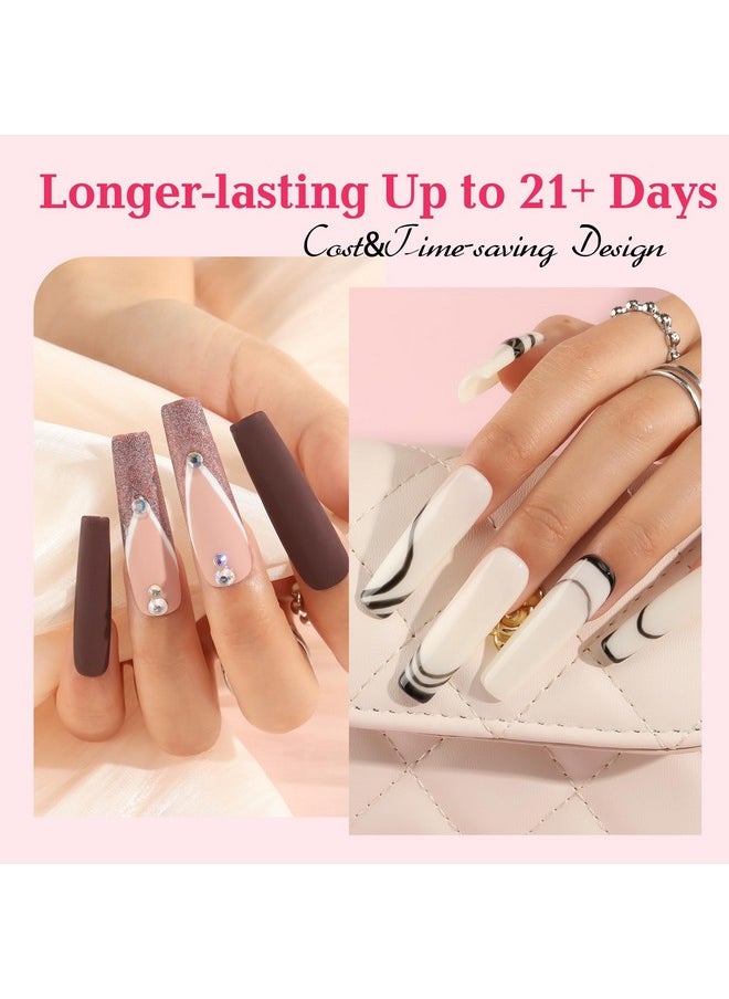 UNA GELLA Extra Long Tapered Sqaure Nail Tips Full Cover 504Pcs No C Curve Clear Gel Nail Tips Xxl Long Straight Nails Tips Acrylic Nails Long Square Gel X Nails For Diy Nail Art 12 Sizes  - Image 5